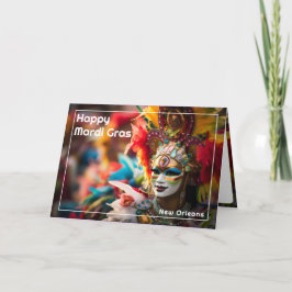 💚💜💛Vuur & Goud: Mardi Gras Spectaculair Kaart