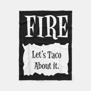 Vuur - Halloween Taco Kostuum Hete Packet Fleece Deken