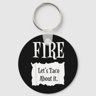 Vuur - Halloween Taco Kostuum Hete Packet Sleutelhanger
