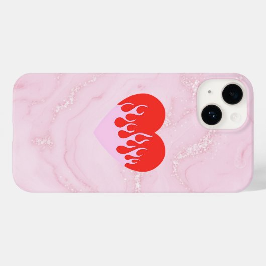 Vuur Hart Case-Mate iPhone Case (Achterkant (horizontaal))
