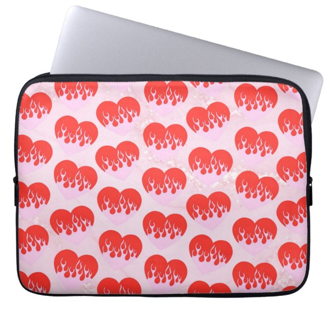 Vuur Hart Laptop Sleeve (Voorkant)