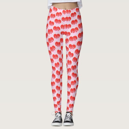 Vuur Hart Leggings (Voorkant)