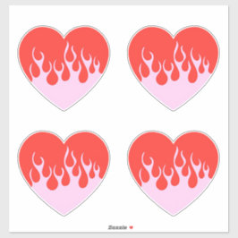 Vuur Hart Sticker