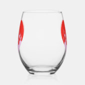 Vuur Hart Wijnglas Zonder Voet (Links)