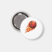 Vuur Honkbal Magneet (Voorkant / Achterkant)