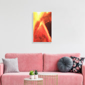 Vuur, Hout, Sintdruk - Premium Gewikkeld Canvas Afdruk (Insitu (Woonkamer))
