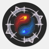 Vuur, IJs en Arcane! Sticker (Voorkant)