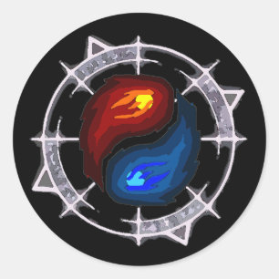 Vuur, IJs en Arcane! Sticker