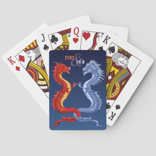 Vuur & Ijs Pokerkaarten (Achterkant)