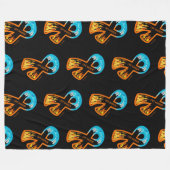 Vuur & Ijslint...CRPS Warrior Fleece Deken (Voorkant (Horizontaal))