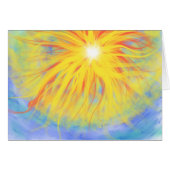 Vuur in de Christelijke schildering van de hemel (Voorkant Horizontaal)