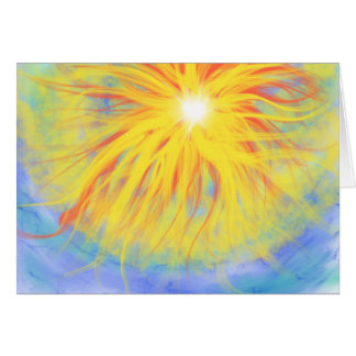 Vuur in de Christelijke schildering van de hemel