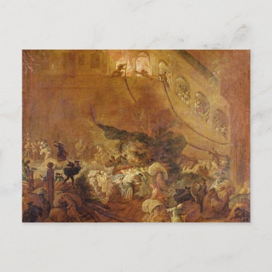 Vuur in de Kamer van kometen Briefkaart (Voorkant)
