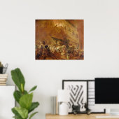 Vuur in de Kamer van kometen Poster (Thuiskantoor)