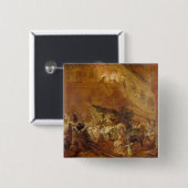 Vuur in de Kamer van kometen Vierkante Button 5,1 Cm (Voorkant /achterkant)