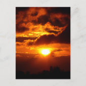 Vuur in de lucht briefkaart (Voorkant)