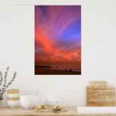 Vuur in de lucht poster (Keuken)