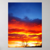 Vuur in de lucht poster (Voorkant)