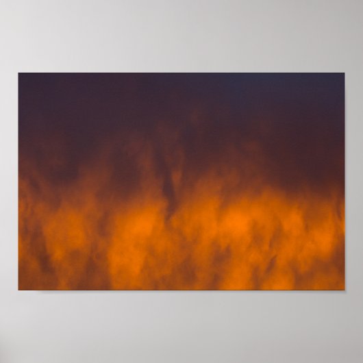 Vuur in de lucht poster (Voorkant)