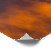 Vuur in de lucht poster (Hoek)