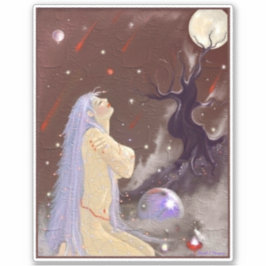 Vuur in de lucht sticker