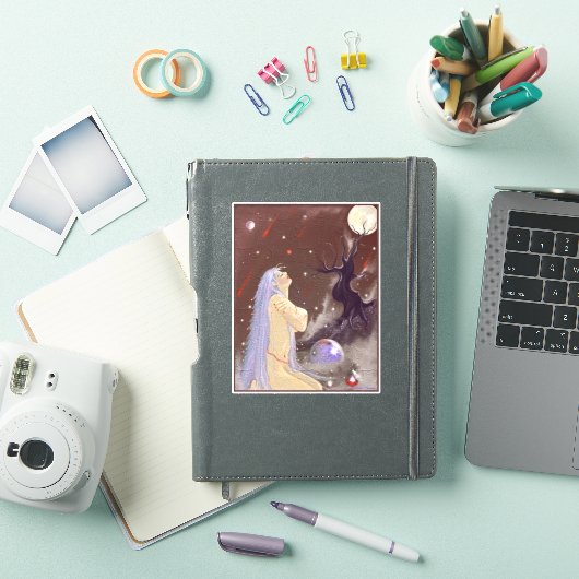 Vuur in de lucht sticker (iPad Cover)