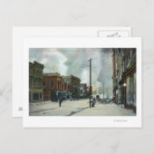 Vuur in derde straat, aardbeving 1906 briefkaart (Voorkant / Achterkant)