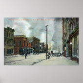 Vuur in derde straat, aardbeving 1906 poster (Voorkant)