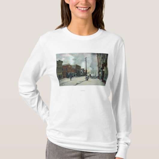 Vuur in derde straat, aardbeving 1906 t-shirt (Voorkant)