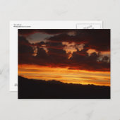 Vuur in Dusk Briefkaart (Voorkant / Achterkant)