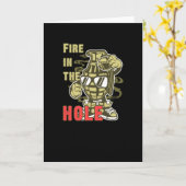 Vuur in het Gat Kaart (Gele Bloem)