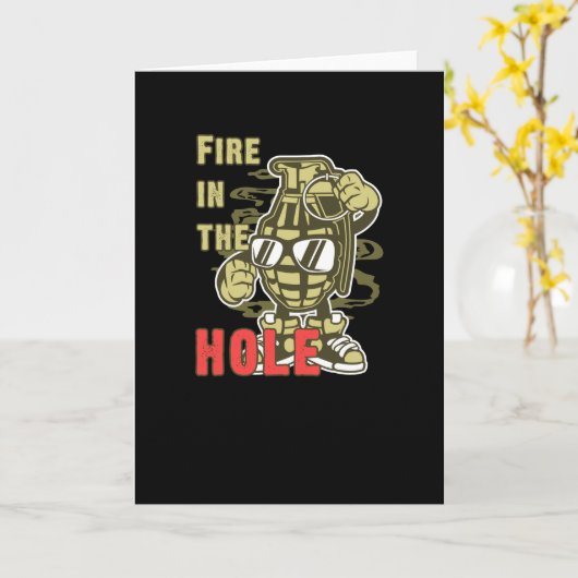 Vuur in het Gat Kaart (Gele Bloem)