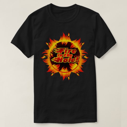 Vuur in het gat Sharp food T-shirt (Design voorkant)