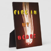 Vuur in mijn hart Art Print Fotoplaat (Zijkant)