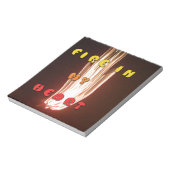 Vuur in mijn hart Art Print Notitieblok (Linkerzijde)