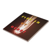 Vuur in mijn hart Art Print Tegeltje (Zijkant)