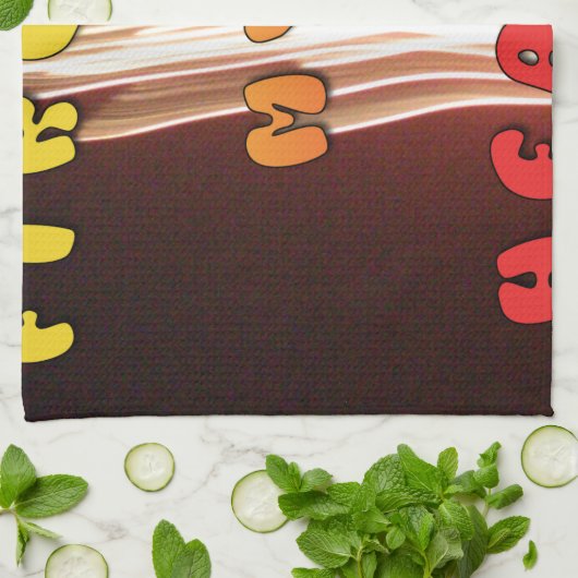 Vuur in mijn hart Art Print Theedoek (Gevouwen)