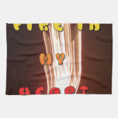 Vuur in mijn hart Art Print Theedoek (Horizontaal)