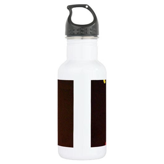 Vuur in mijn hart Art Print Waterfles (Achterkant)