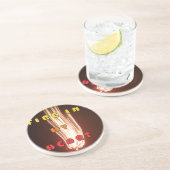 Vuur in mijn hart Art Print Zandsteen Onderzetter (Zijkant)