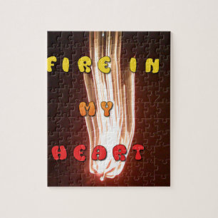 Vuur in mijn hart briljante vuurwerk Hakuna Matata Legpuzzel