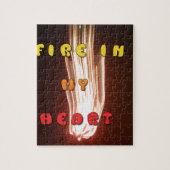 Vuur in mijn hartbriljante vuurwerk Hakuna Matata. Legpuzzel (Verticaal)