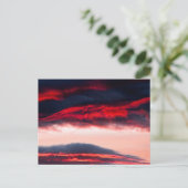 Vuur in wolken briefkaart (Staand voorkant)
