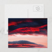 Vuur in wolken briefkaart (Voorkant / Achterkant)