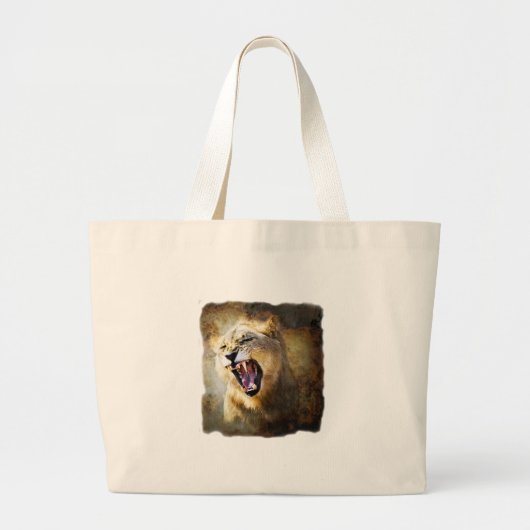 Vuur in zijn geest grote tote bag (Voorkant)