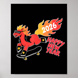 Vuur Jaar Van Het Paard – Chinees Nieuwjaar 2 Poster