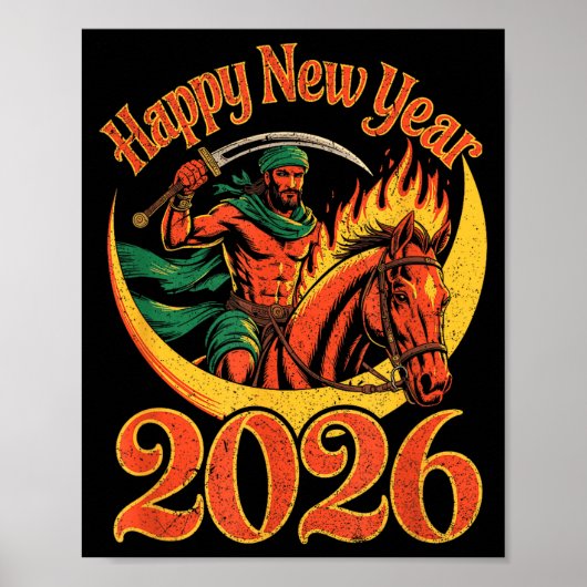 Vuur Jaar Van Het Paard – Chinees Nieuwjaar 2 Poster (Voorkant)