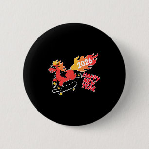 Vuur Jaar Van Het Paard – Chinees Nieuwjaar 2 Ronde Button 5,7 Cm