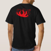 Vuur Japans Kanji T-shirt (Achterkant)