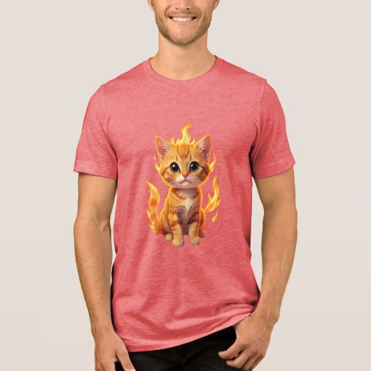 Vuur Katje in Steeg T-Shirt (Voorkant)